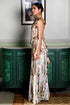 Kainat Ochre Forest Whisper Printed Embroidered Back Tie-Up Choli And Sharara